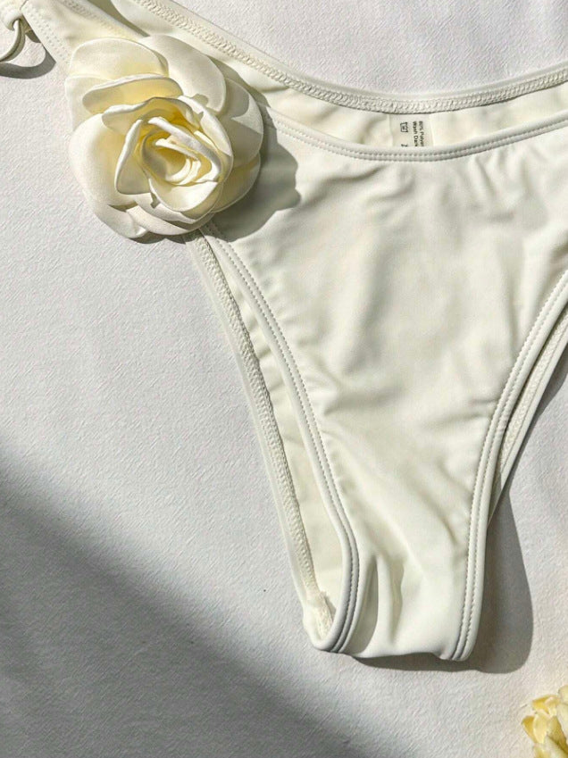 Calypso Bloom Cream Rose Bikini Set - Two Piece Swimsuit