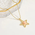 Waterproof Estrella Del Mar Gold Necklace in 18K gold plated stainless steel | 7th of April